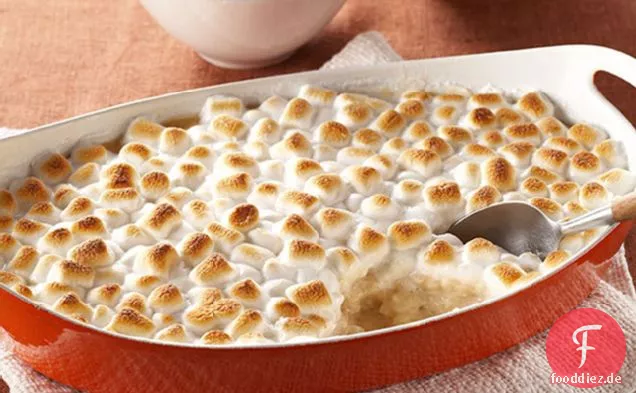 Karamell-Milchreis mit Marshmallow-Topping