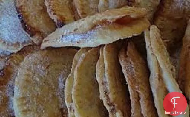 Aprikose und Pfirsich gebratene Kuchen