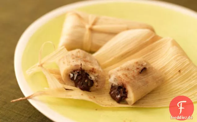 Zimt-gewürzte Schokolade Tamales