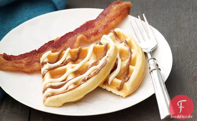 Zimtschnecken Waffeln