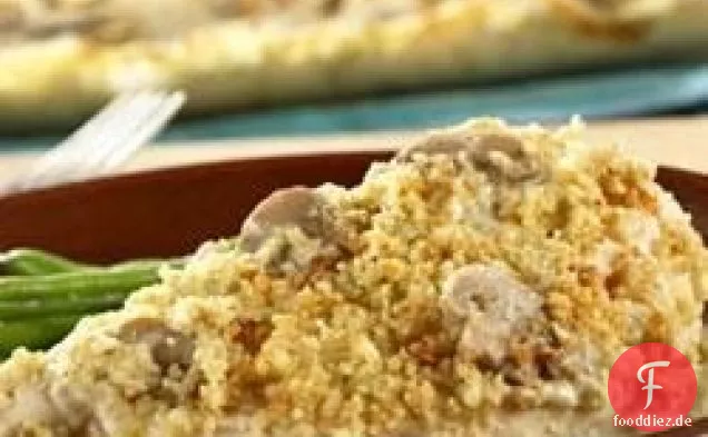 Cremiges Hühnchen backen