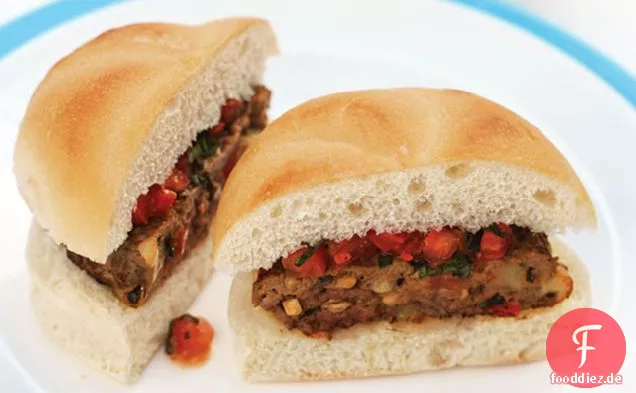 Cheesy Pilz Burger