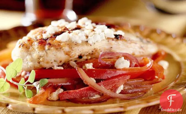 Feta Huhn und Gemüse