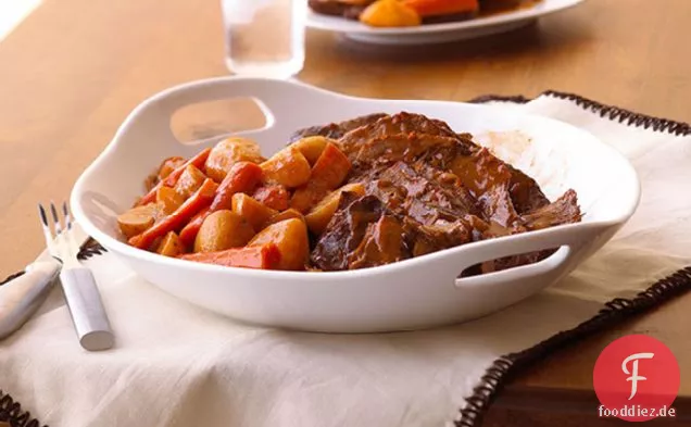 Rindfleisch Chuck Braten mit Soße