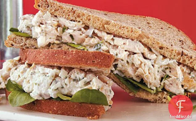 Kräuter-Hühnchen-Salat-Sandwiches