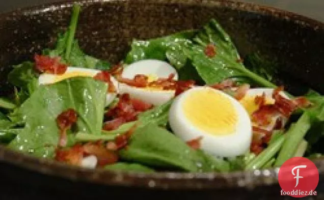 Frischer Spinat-Estragon-Salat