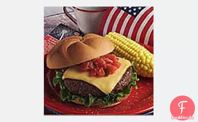 Gegrillte Taco Cheeseburger