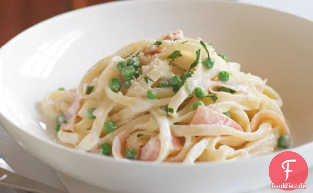 Aktualisiert Fettuccine Carbonara