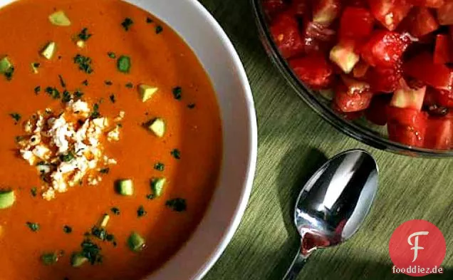 Frische Tomatensuppe