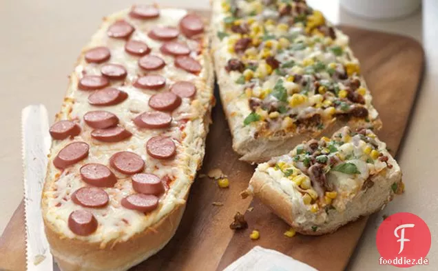 Cheesy Fiesta Pizza Brot