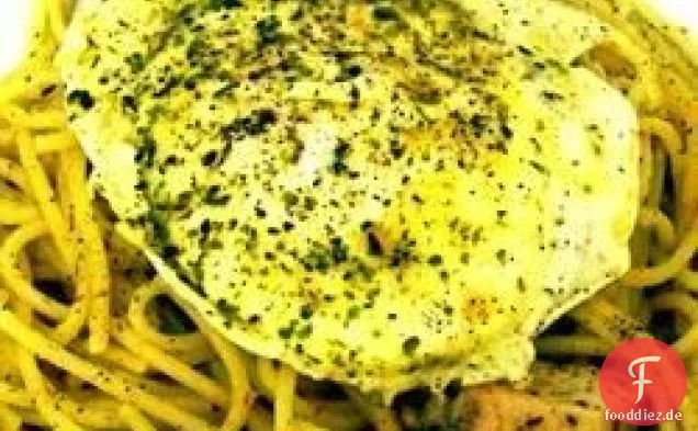 Eier und Spaghetti