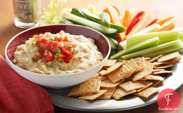 Heißer Parmesan-Artischocken-Dip