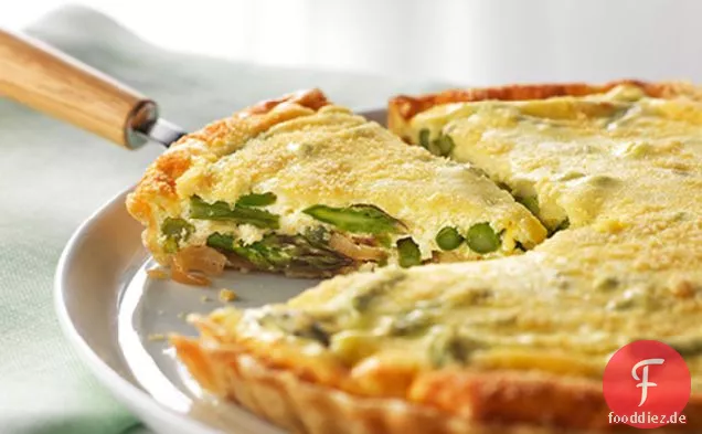 Spargel & Parmesan Tarte