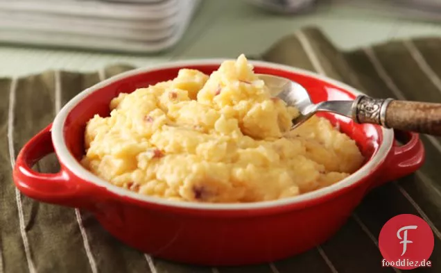 Cheesy Zertrümmerte Kartoffeln -
