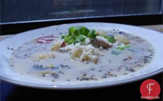 Toskanische herzhafte Süßkartoffelsuppe