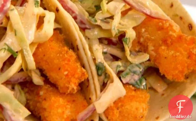 Fisch-Tacos mit Rauchigen Salat