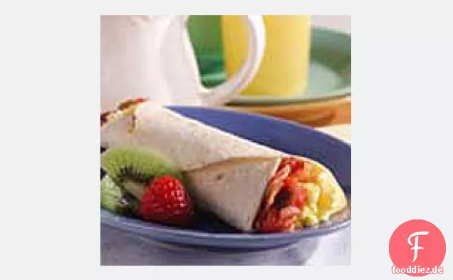 Pikante Speck-Und Ei-Wrap