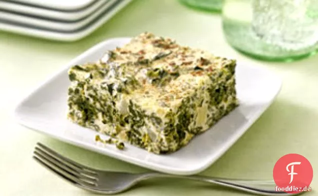 Cremiger Spinat backen