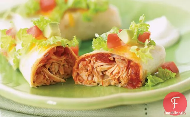 Cheesy Huhn Roll-ups