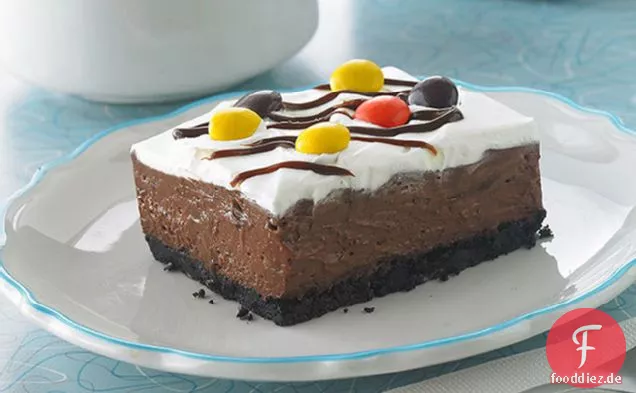 Schokolade-Erdnussbutter-Süßigkeiten-Dessert