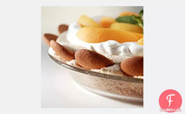 Pfirsich-Spitze Engel Kuchen