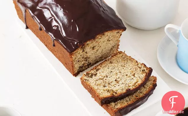 Schokolade Glasierte Bananen-Brot