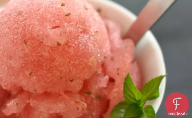 Wassermelone-Minze-Sorbet