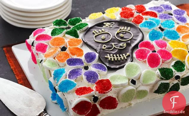 Blumiger Kuchen der Toten