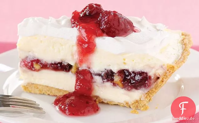 Cranberry-Walnuss-Käsekuchen-Torte