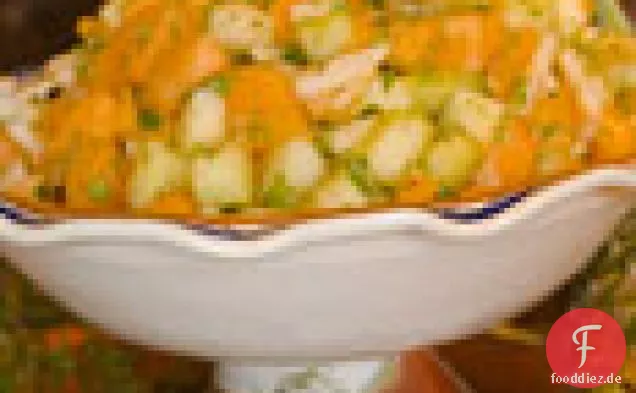 Jícama-Melonen-Salat