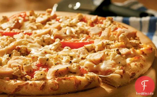 Huhn-Feta-Pizza