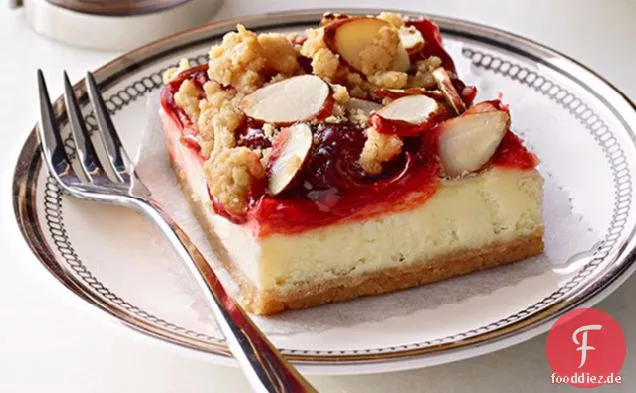 Kirsch Streusel Käsekuchen Bars