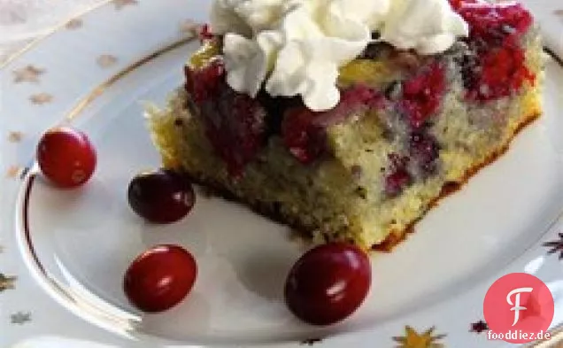 Frische Cranberry-Kuchen