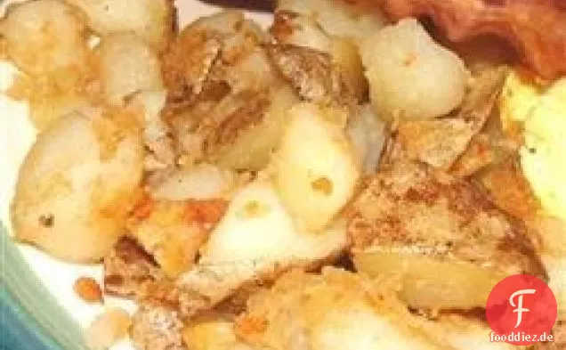Diner-Stil gebackene Kartoffel zu Hause Pommes Frites