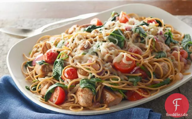 Smart Schweinefleisch-Pasta Toss
