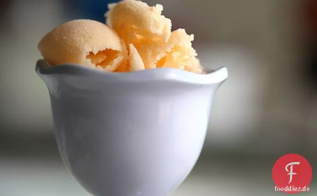 Cantaloupe Sorbet