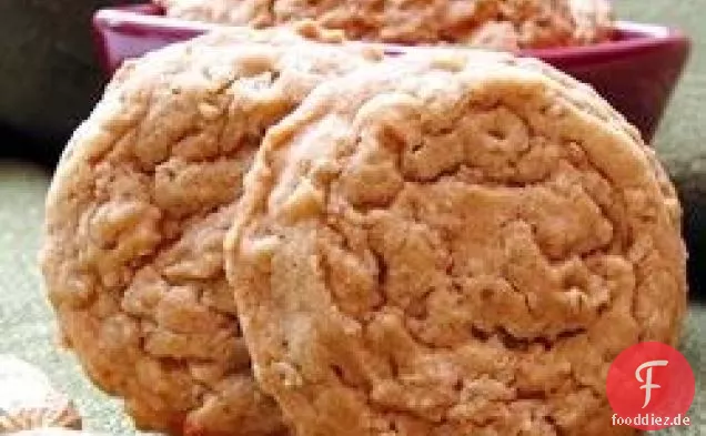 Haferflocken-Erdnussbutter-Kekse