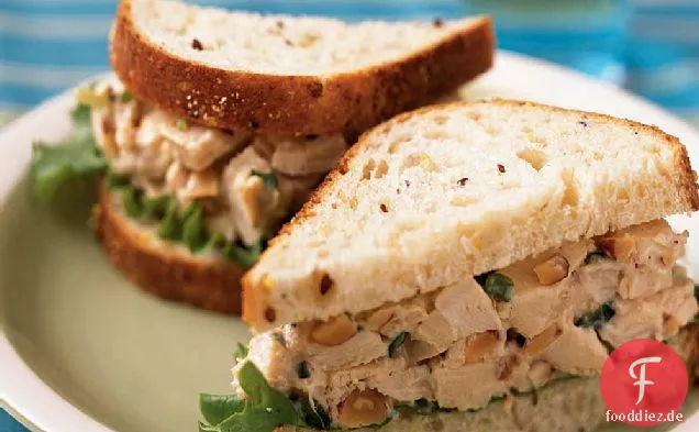 Rosmarin Huhn Salat Sandwiches