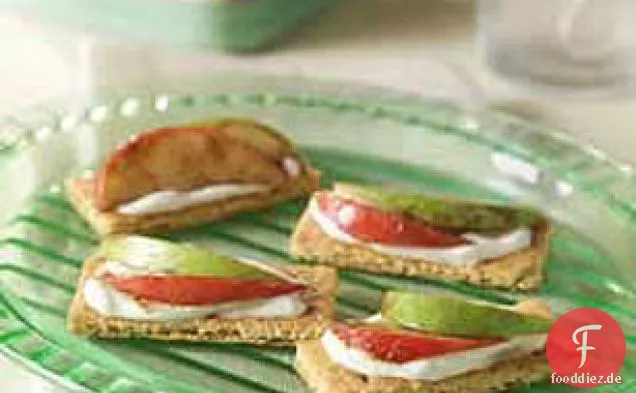 Ahornzucker-Äpfel und Grahams