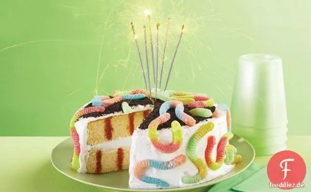 Survivor Geburtstagsfeier Poke Kuchen