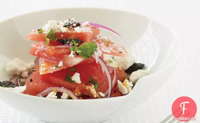 Wassermelonensalat mit Feta