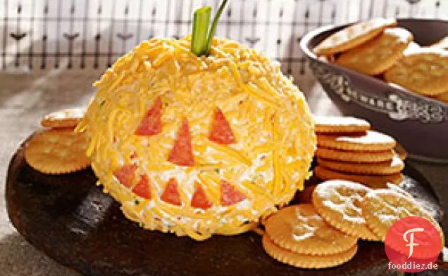 Cheesy Jack-o'-Laterne