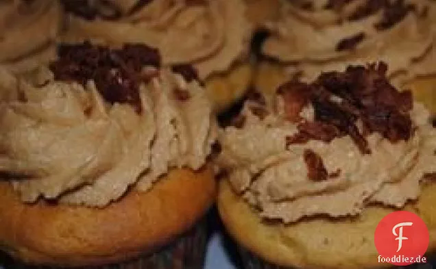 Erdnussbutter-Speck-Cupcake