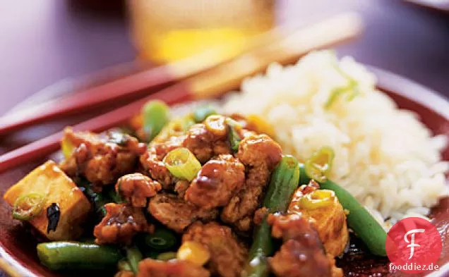 Hoisin-Schweinefleisch mit Grünen Bohnen