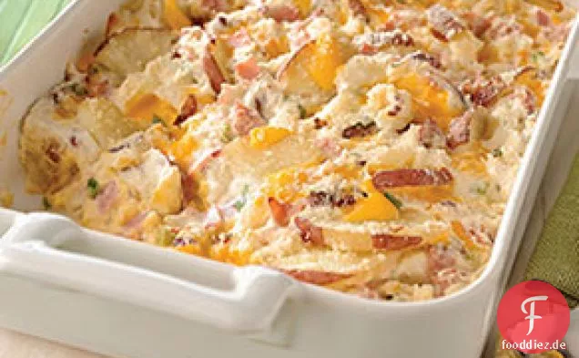 New-Look Scalloped Kartoffeln und Schinken