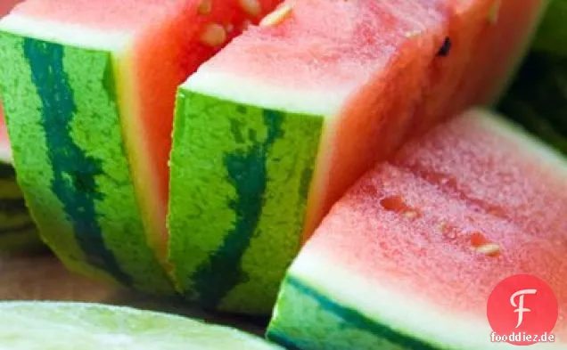 Geprägter Limetten-Wassermelonensaft