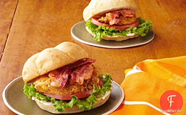 Knusprige Chicken Club Sandwiches