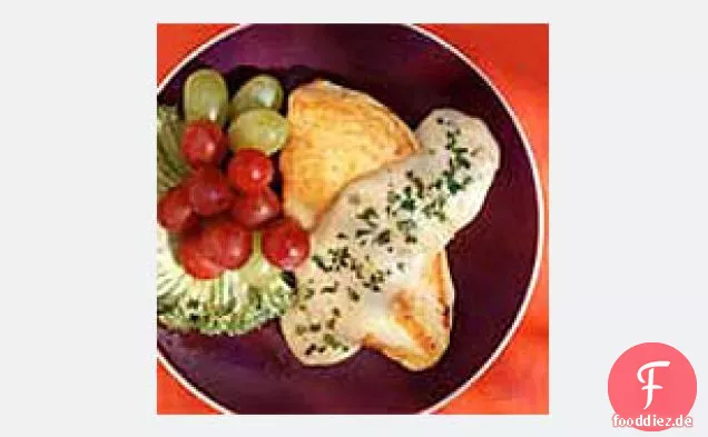 Cremiger Pilz-Huhn