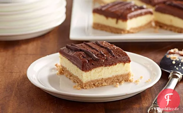 JELL-O No-Bake Schokolade Käsekuchen Bars