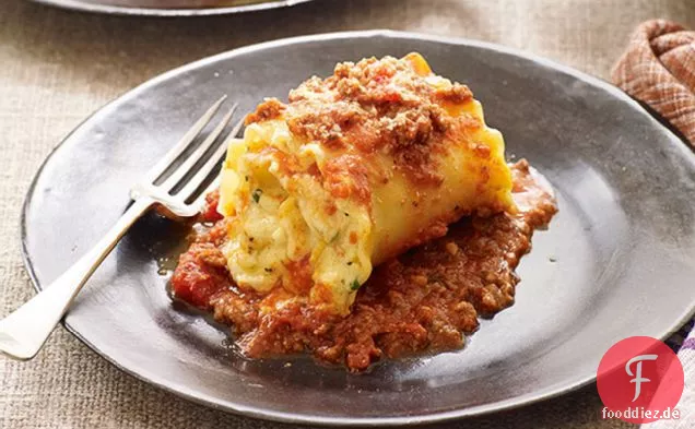Cremige Lasagne-Roll-Ups